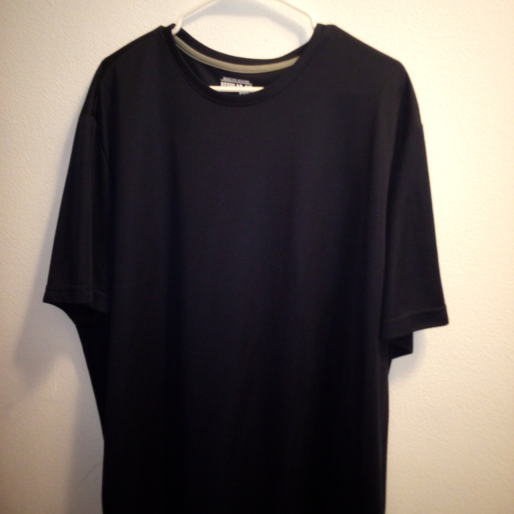 Men's Navy Blue Silky T-Shirt